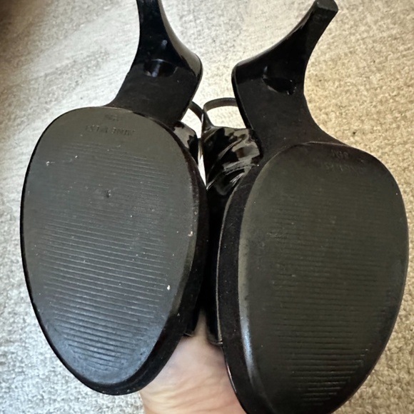 Nine West Black Patton Leather Heels - Picture 2 of 5